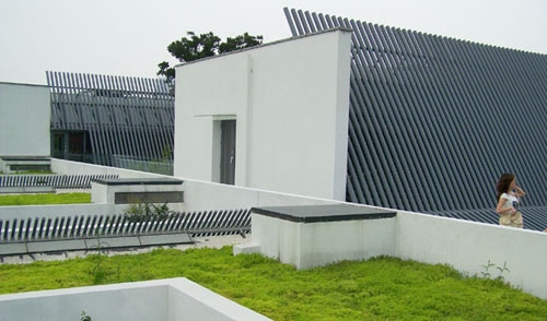 上海九间堂别墅群轻型屋顶绿化项目