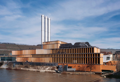 德国南部城市维尔茨堡的电站