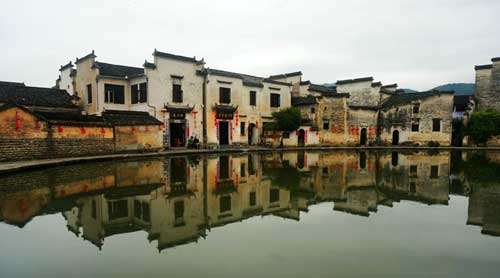 中国最美民居建筑--安徽宏村图片