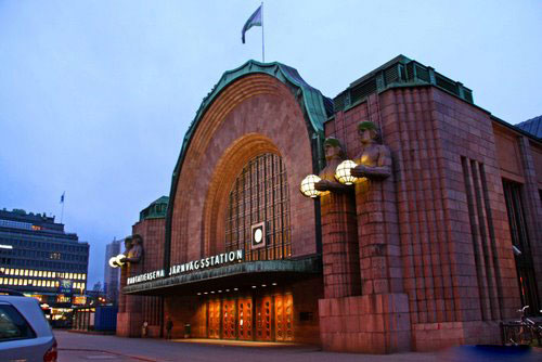 芬兰赫尔辛基Central Railway Station