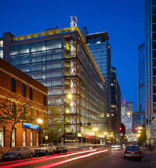 美国芝加哥绿道停车楼