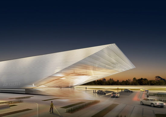 普尔塔高速铁路车站方案