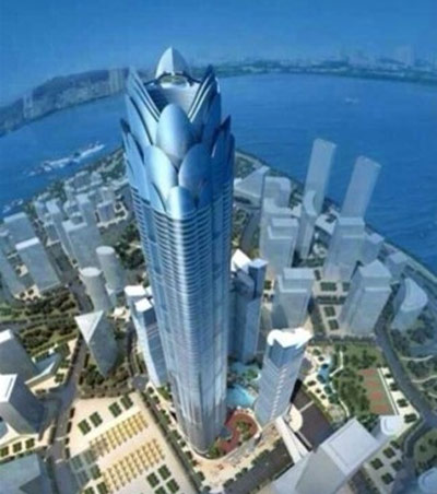 江北嘴九龙仓国金中心与世界花