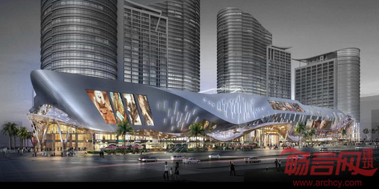 航洋国际城立面改造