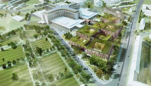 瑞典绘制赫尔辛堡医院怎么不cad扩建好的图打印图片