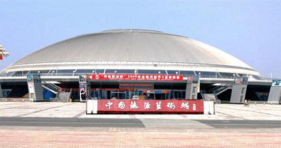 河南济源篮球城高清图片