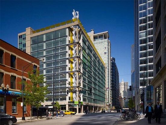 美国芝加哥绿道停车楼