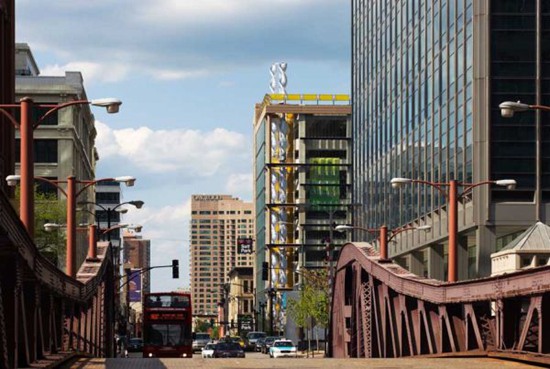 美国芝加哥绿道停车楼