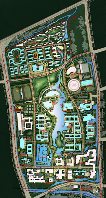 浙江大学紫金港校区东、西区规划 -- 建筑畅言网