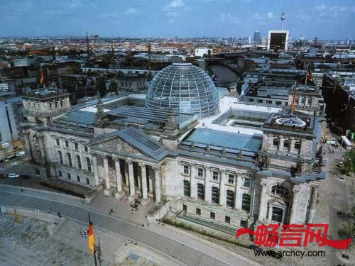 1999年改造后的德国国会大厦
