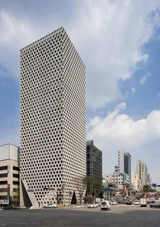 韩国:"都市蜂巢"办公楼 -- 建筑畅言网