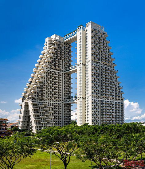 新加坡:sky habitat住宅楼